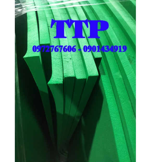 mút xốp eva tấm màu xanh lá cây 10mm